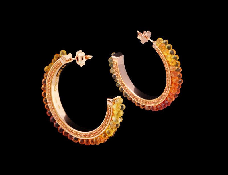 Graded Sapphires Earrings collezione Anemone