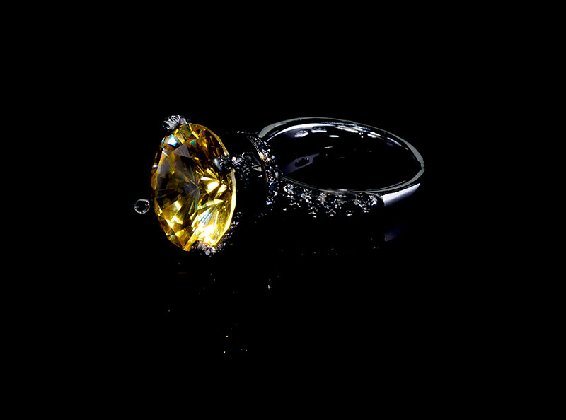 Anello Candy Luxurious Yellow Gem