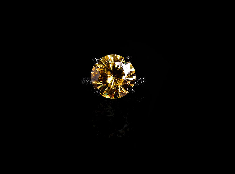 Anello Candy Luxurious Yellow Gem